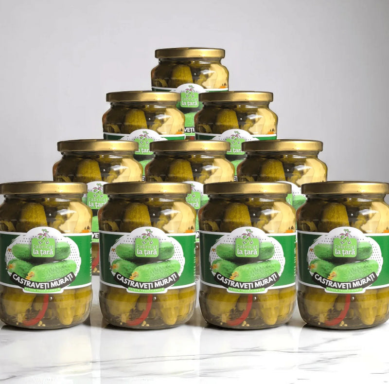 Pachet 9+1 Gratis - Castraveți Murați 10 x 720 ml