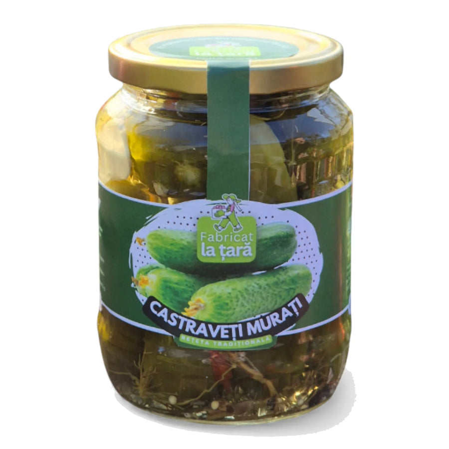 Borcan de castraveți murați Fabricat la Țară