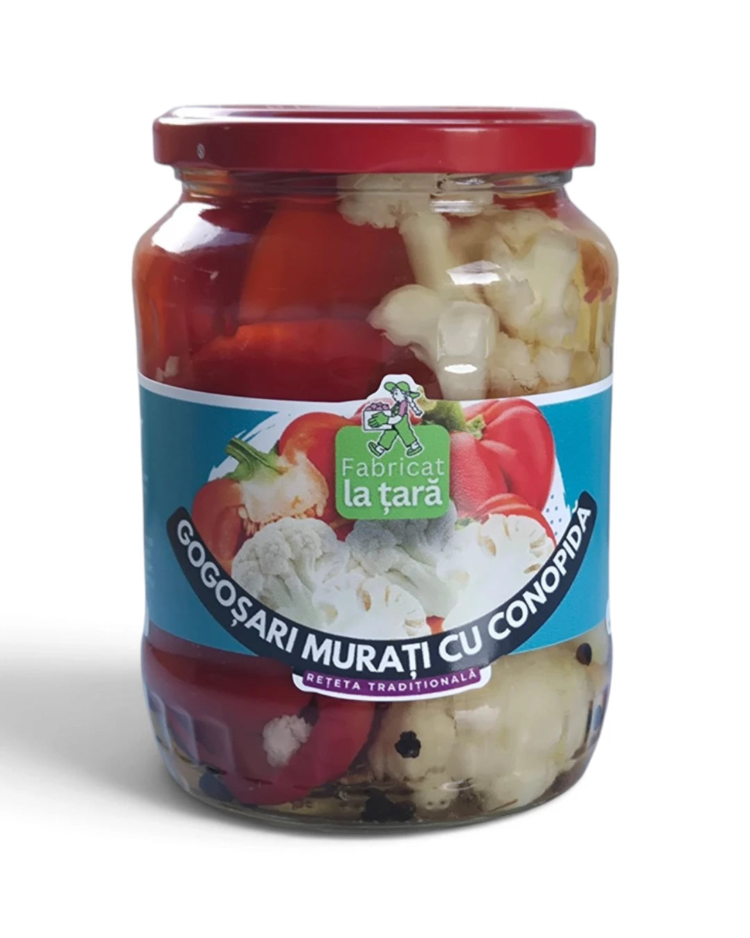 Gogoșari murați cu conopidă, murături de casă tradiționale din Alba