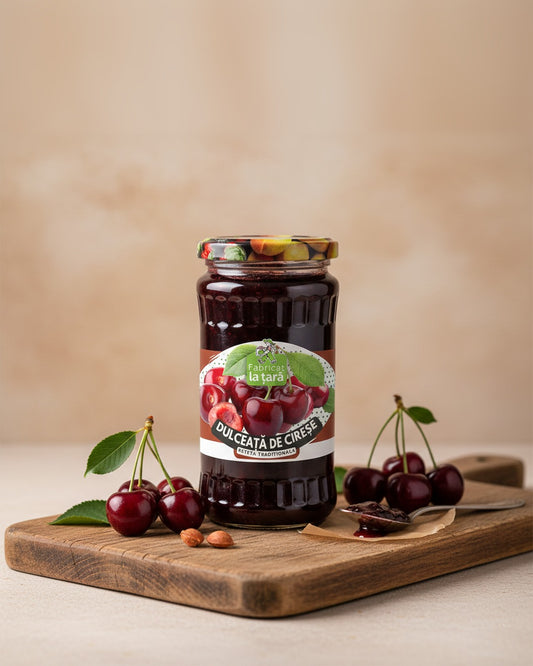 Borcan de Dulceață de Cireșe Fabricat la Țară