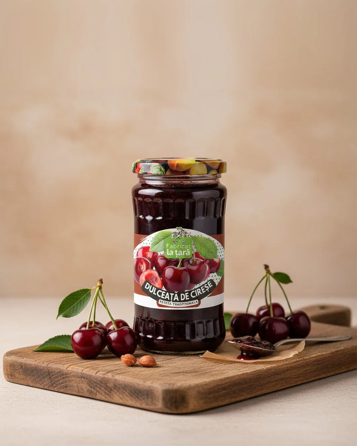 Dulceață de Cireșe Fabricat la Țară, produs tradițional din Alba